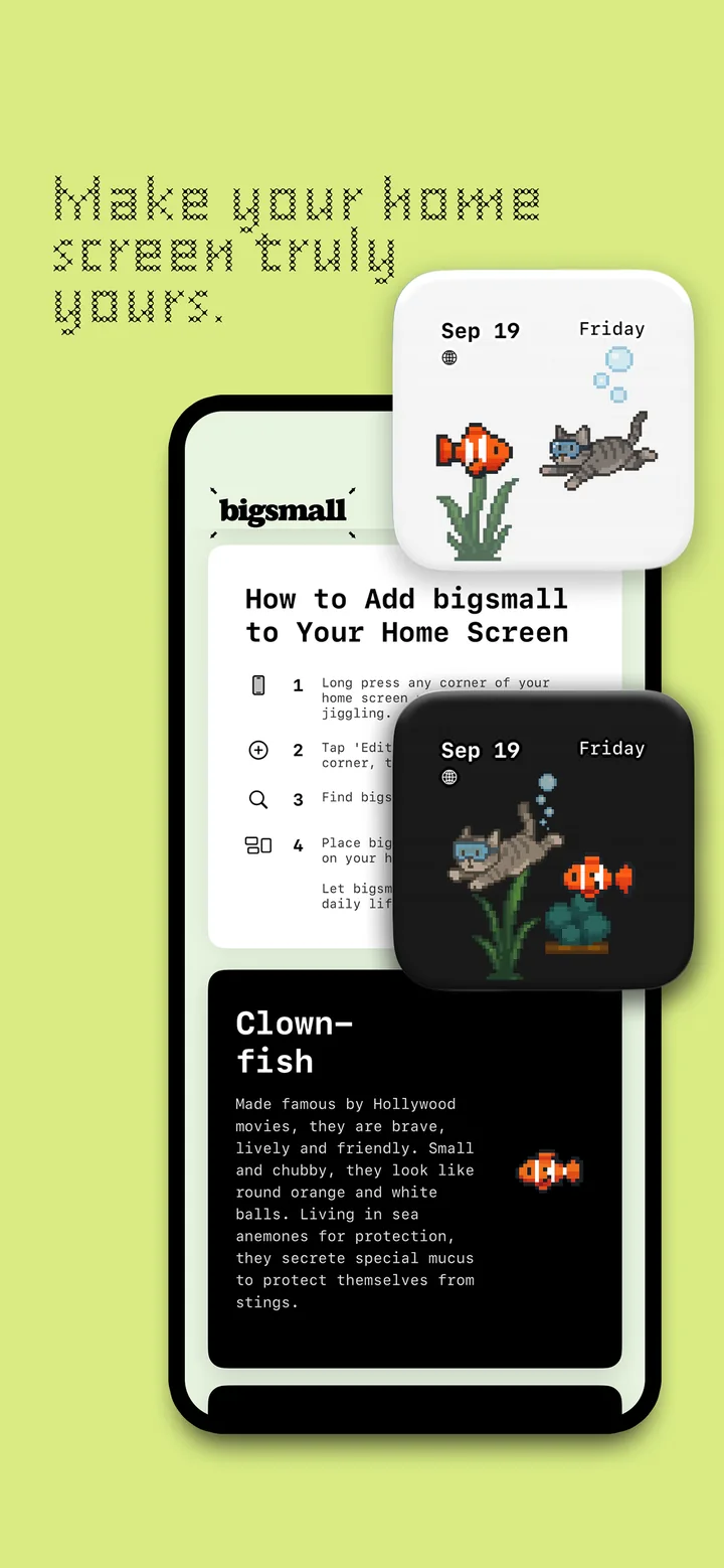 bigsmall App Store screenshot 3